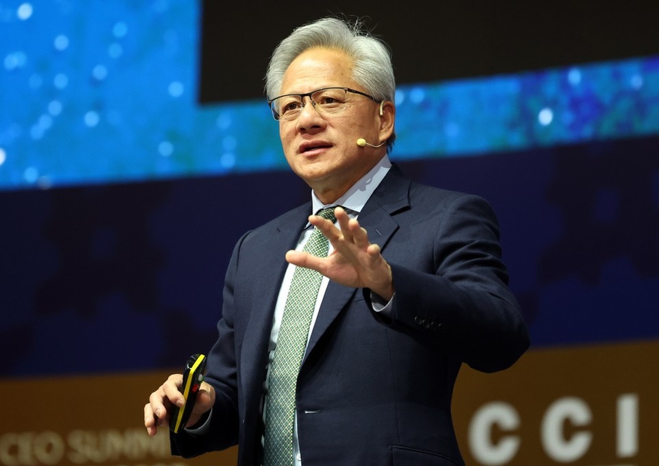    Руководитель Nvidia Хуанг побывал на рынке в Шанхае GLOBAL LOOK PRESS