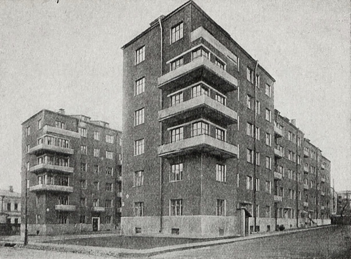 Дома рабочего посёлка «Погодинская», 1930 год. Фото: pastvu