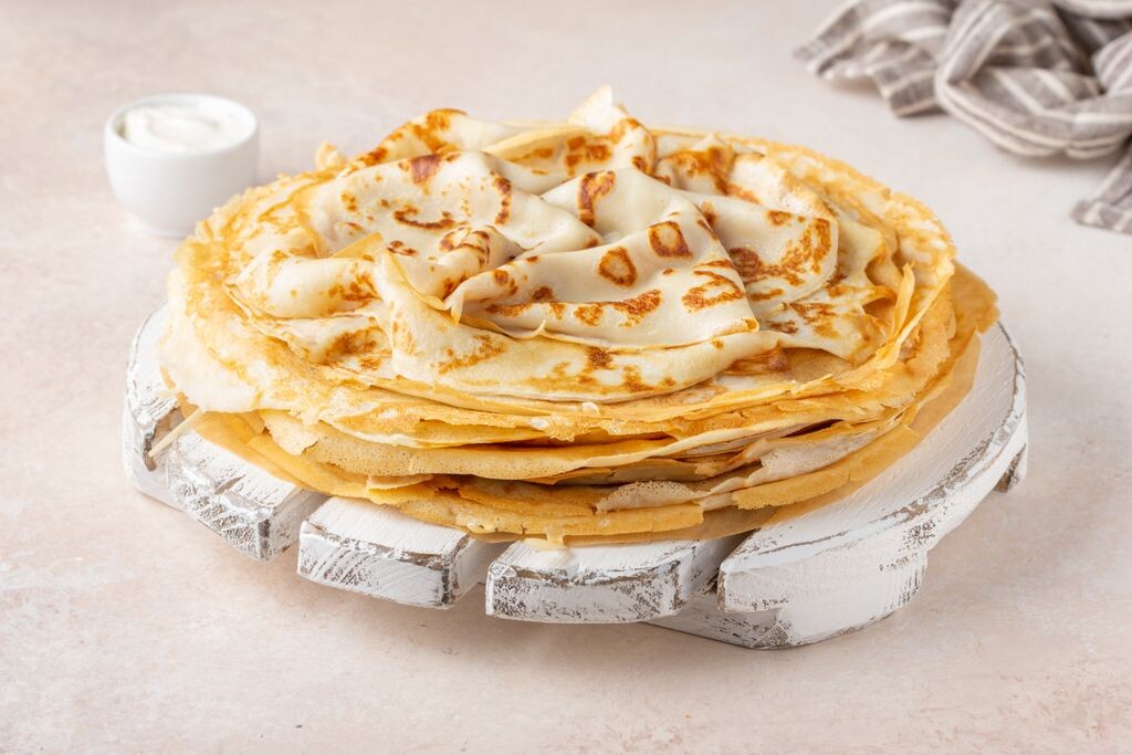 Румяные классические блины от компании "Маша Рядом"