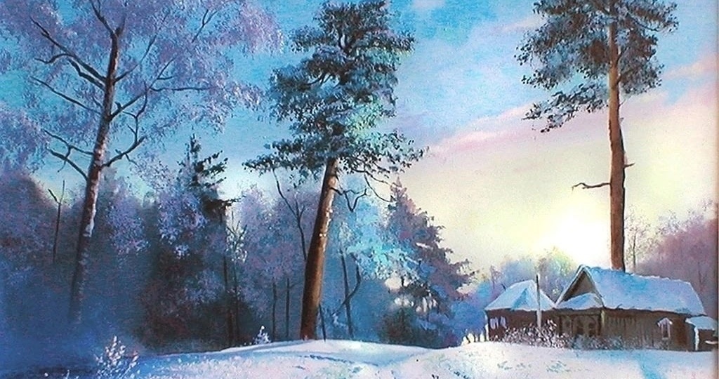 Прекрасные зимние пейзажи в живописи разных художников.