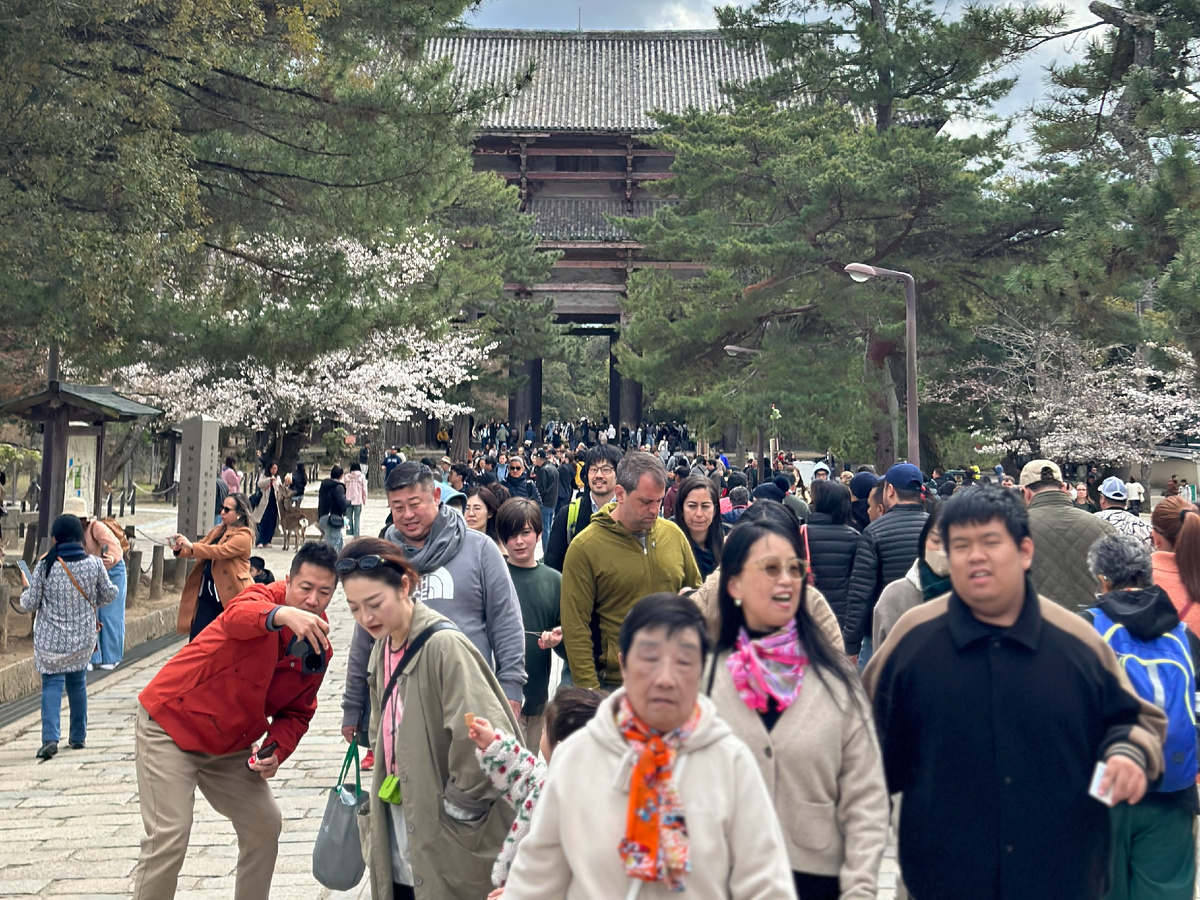 Вход в один из храмов Нары
