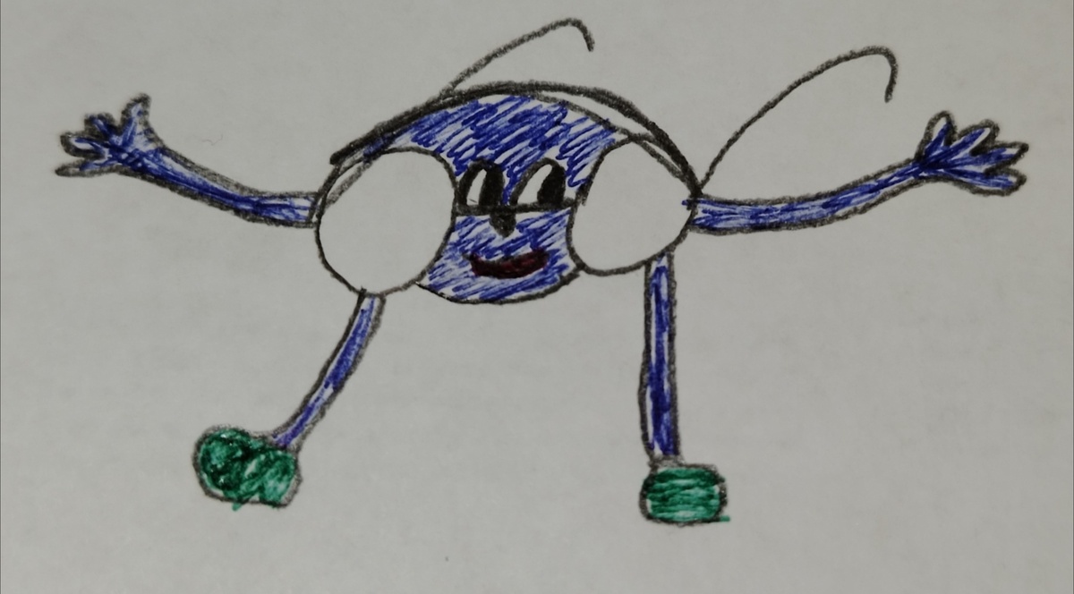 Рисунок автора. Да, рисовать не умею, поэтому пишу и не пытаюсь быть художником)) 