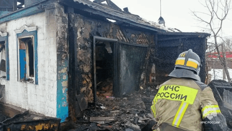 В Волгоградской области сгорела летняя кухня