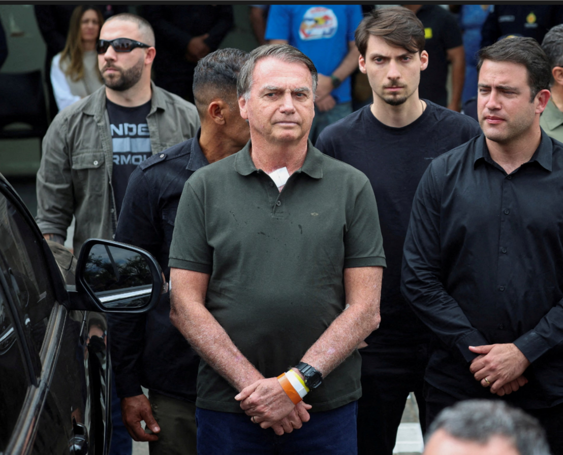 Бывший президент Бразилии Жаир Болсонару. Фото: Reuters 