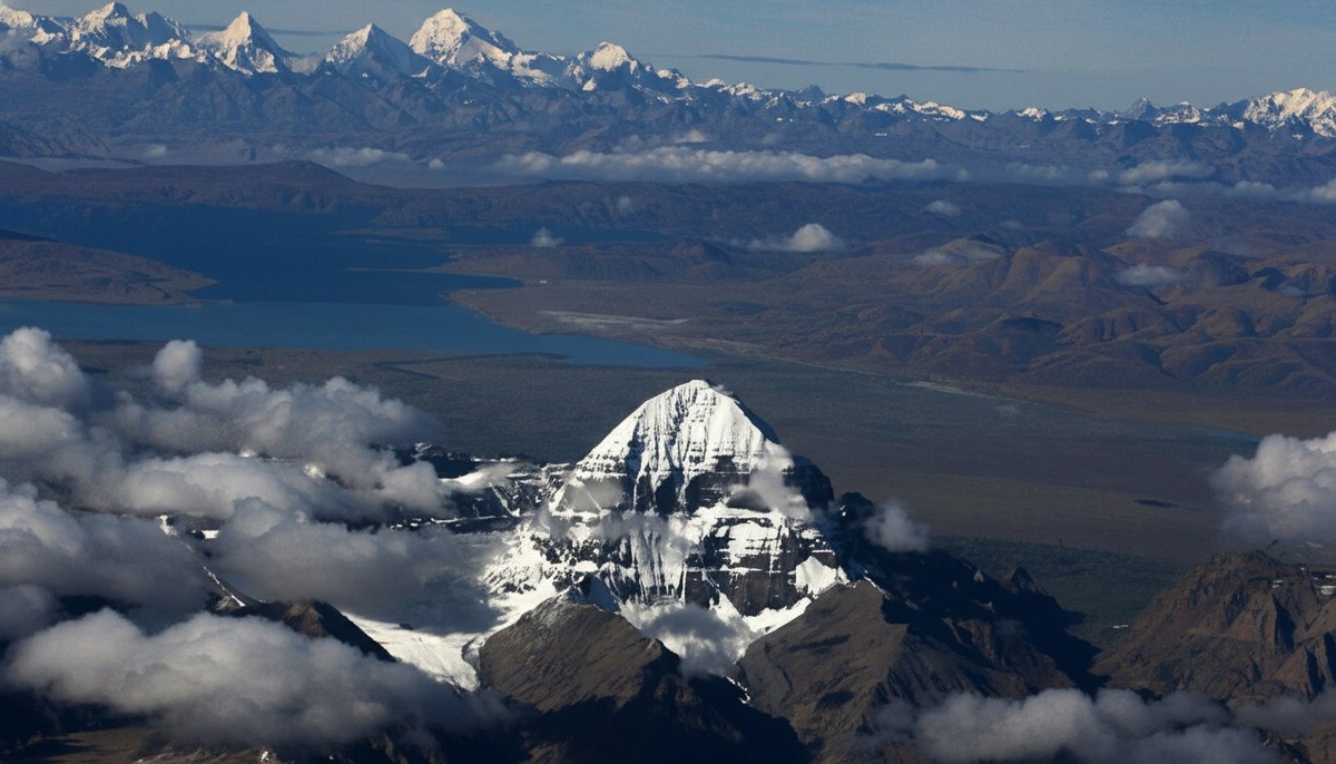 Кайлас, озеро и Гималаи
