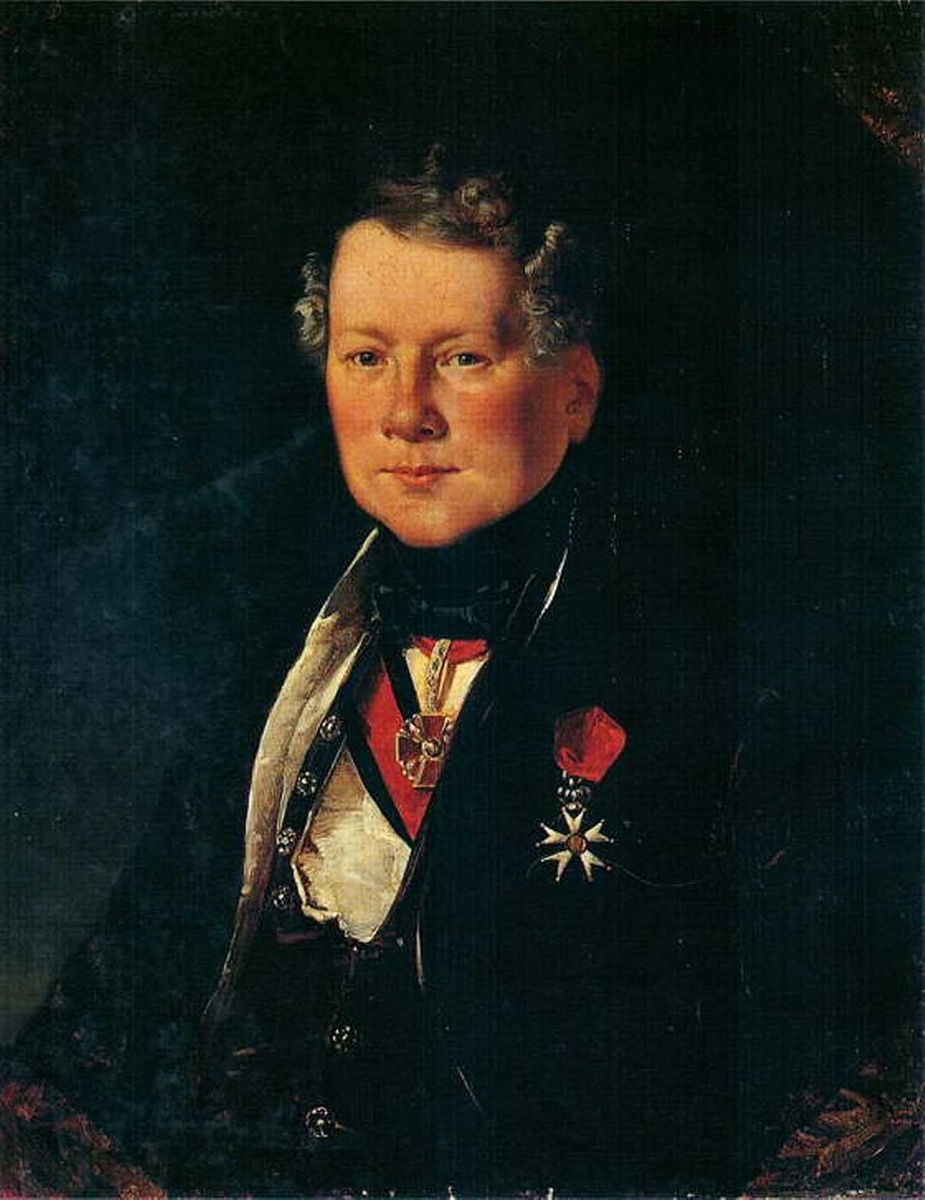 Е.А. Плюшар. Портрет Огюста Монферрана. 1834 год