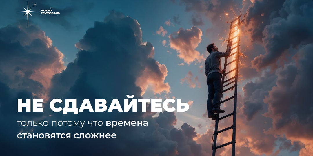 Не сдавайтесь только потому, что времена становятся сложнее 🌫️