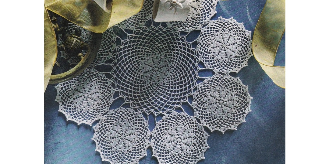 5 вариантов круглых мотивов, которые подойдут для вязания салфеток, скатертей, покрывал крючком