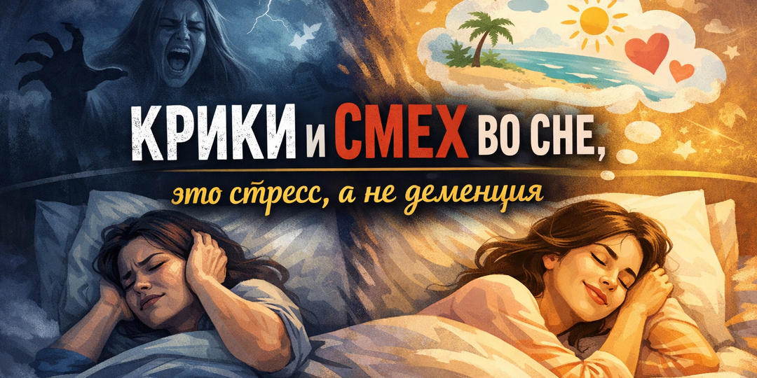 Крики и смех во сне пугают многих, но правда успокаивает: как отличить тревожный сон от реальных признаков деменции