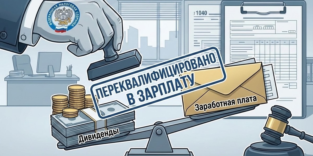 Переквалификация дивидендов в заработную плату: новая практика ФНС