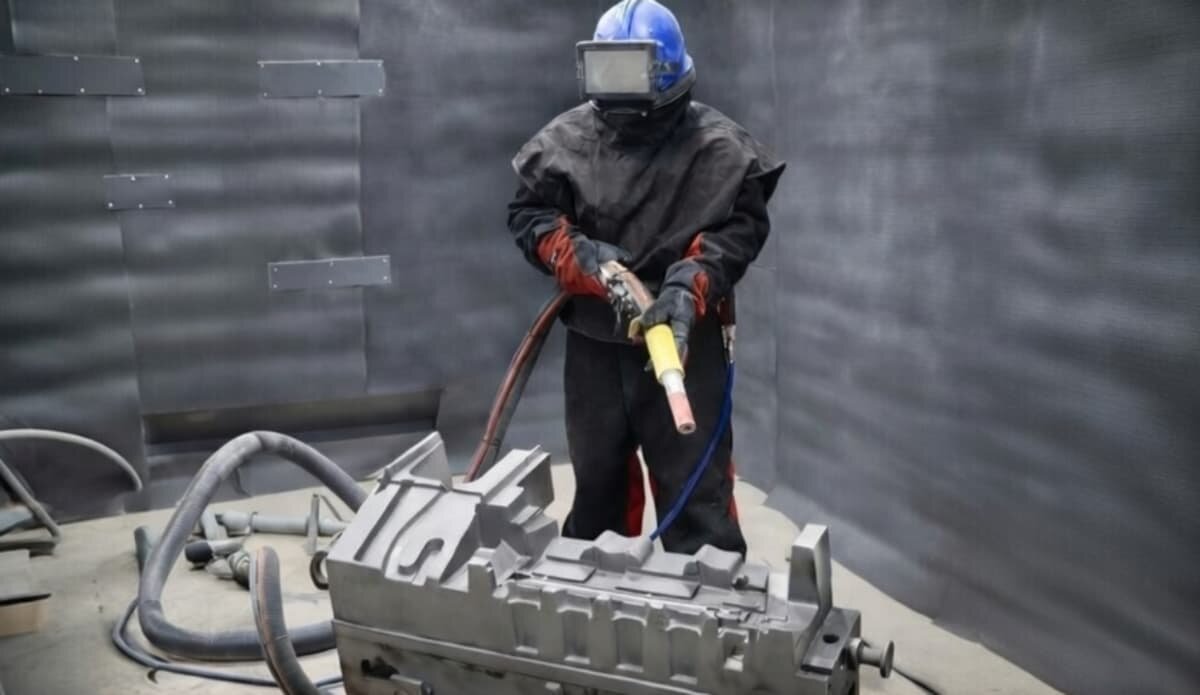   Камера для пескоструйной очистки