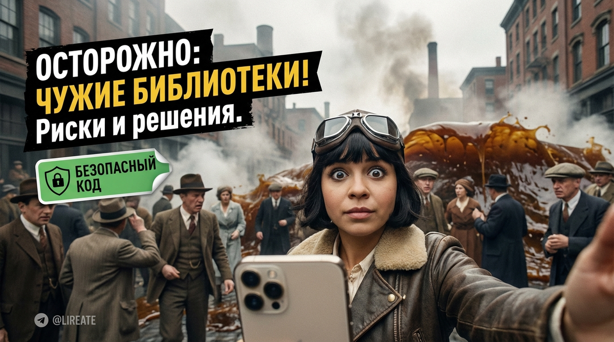    Риски использования чужих библиотек и SDK в разработке Лирейт