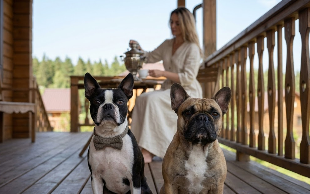 Французский бульдог и бостон-терьер: джентльмены из разных стран / Изображение: AlphaPet