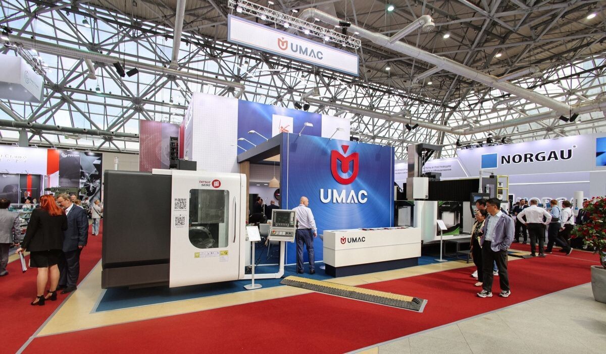     Стенд компнании Юмак на выставке «Металлообработка-2025». Источник: Пресс-служба компании ЮМАК Автор фото: MICE.PRESS