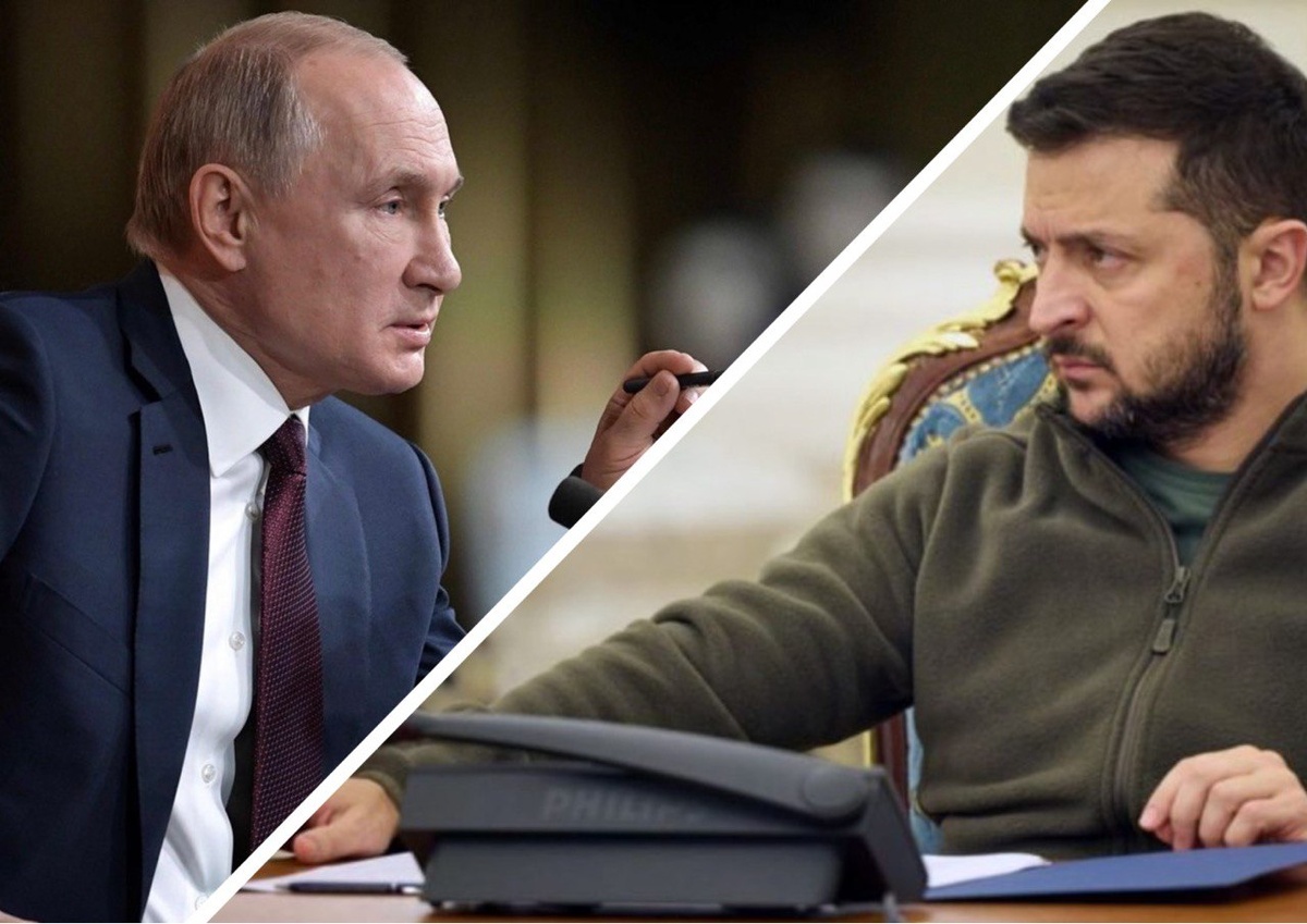 Владимир Путин и Владимир Зеленский/ Фото: Коллаж ОСН