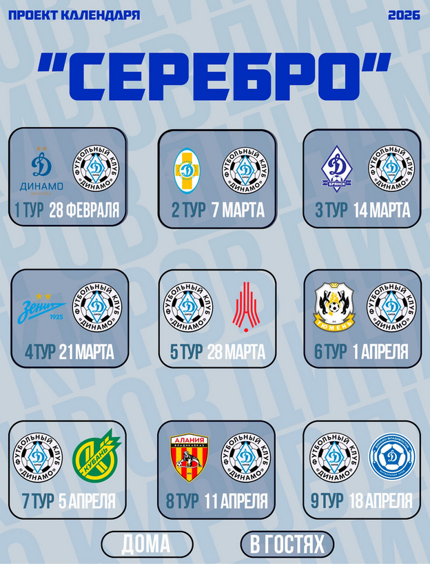    «Динамо» Киров начнёт сезон с четырёх выездных матчей