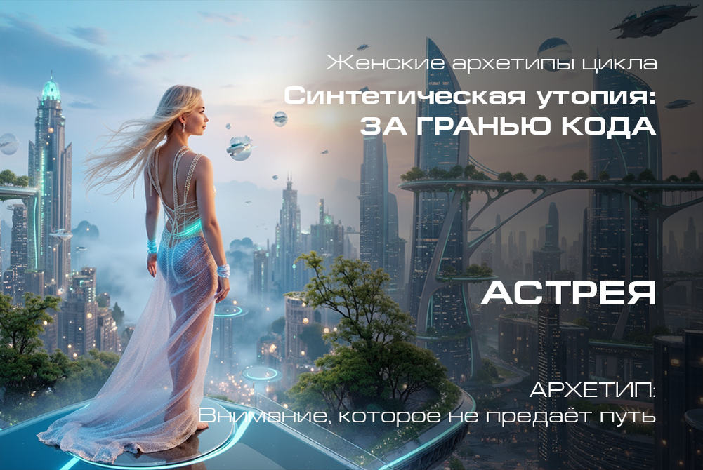 Иллюстрация для цикла «Синтетическая утопия: за гранью кода»