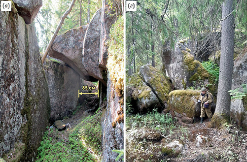    Карельские ученые обнаружили древнее землетрясение в Пудожском районе© КарНЦ РАН