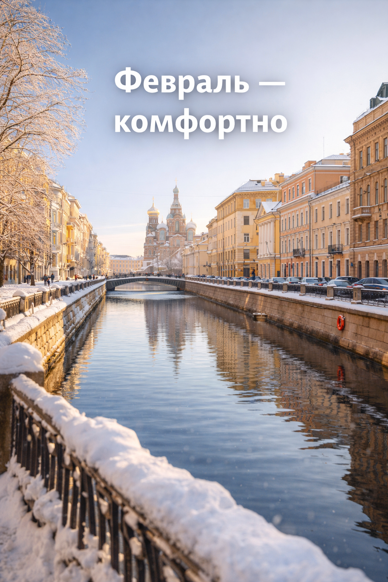 Факт: почему февраль — комфортный месяц для путешествий