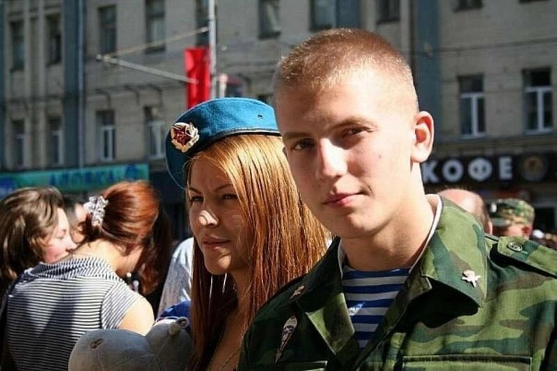 Алексей Щербаков и его будущая супруга Елена