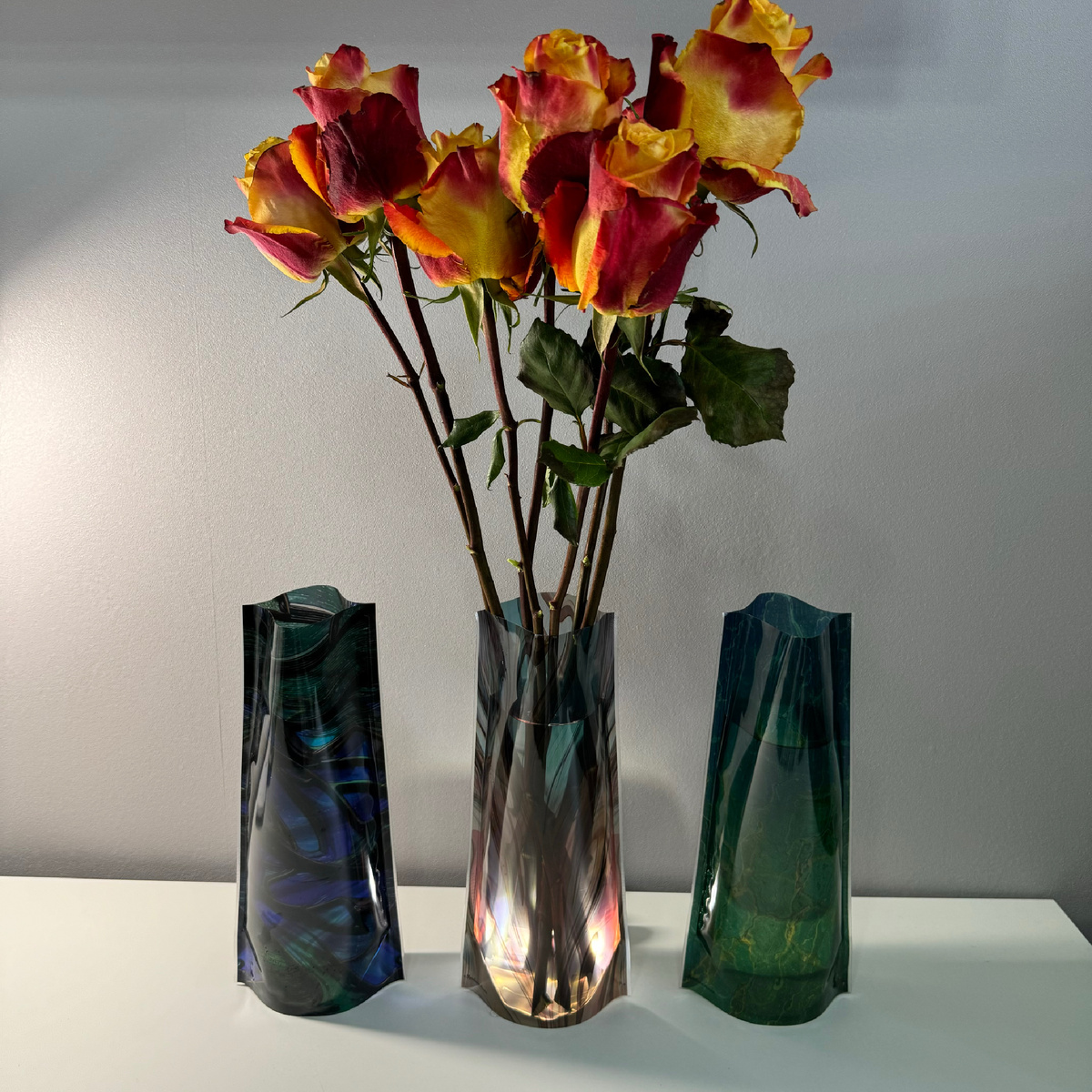 Складная ваза для цветов 