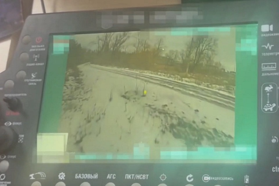    Беспилотные комплексы обеспечивают передовые позиции всем необходимым. Фото: кадр видео Росгвардии