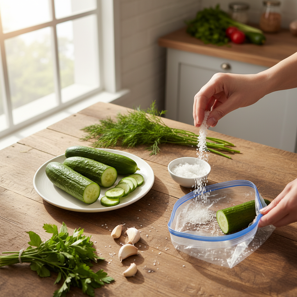 Ингредиенты для малосольных огурцов: всё просто и всегда под рукой