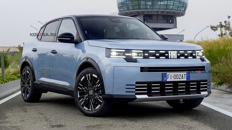    Новый рендер Fiat Panda Fastback