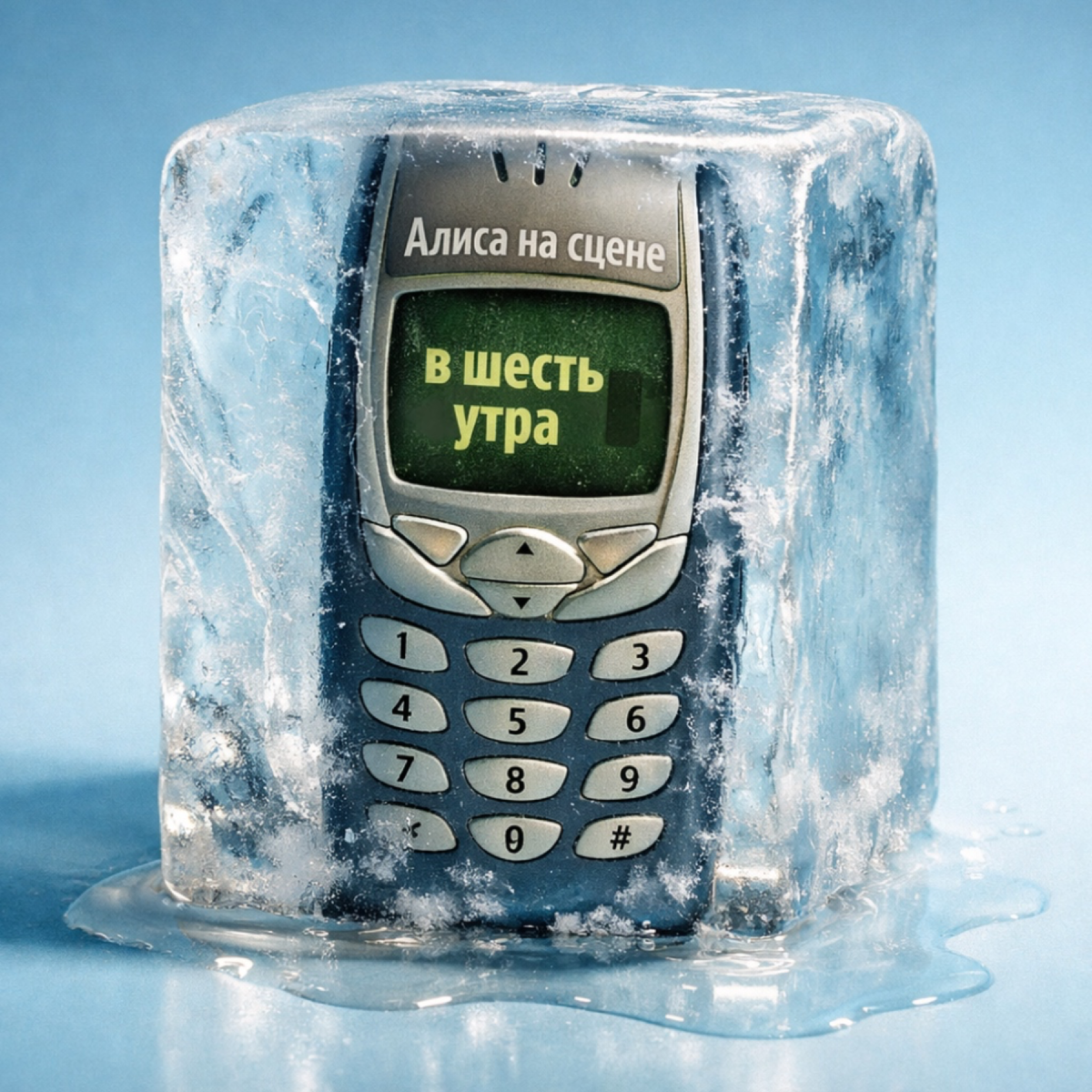 обложка песни, которая по законам рынка должна была растаять, как эта льдинка