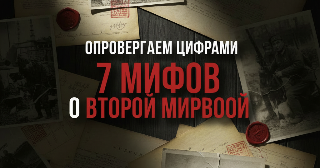 Опровергаем цифрами 7 мифов о второй мировой