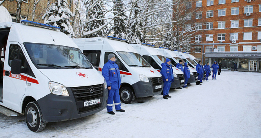 Шесть новых автомобилей пополнили парк тульской скорой помощи