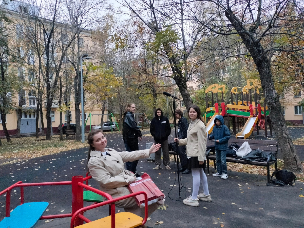 Съемка уличых сцен (октябрь, 2023)