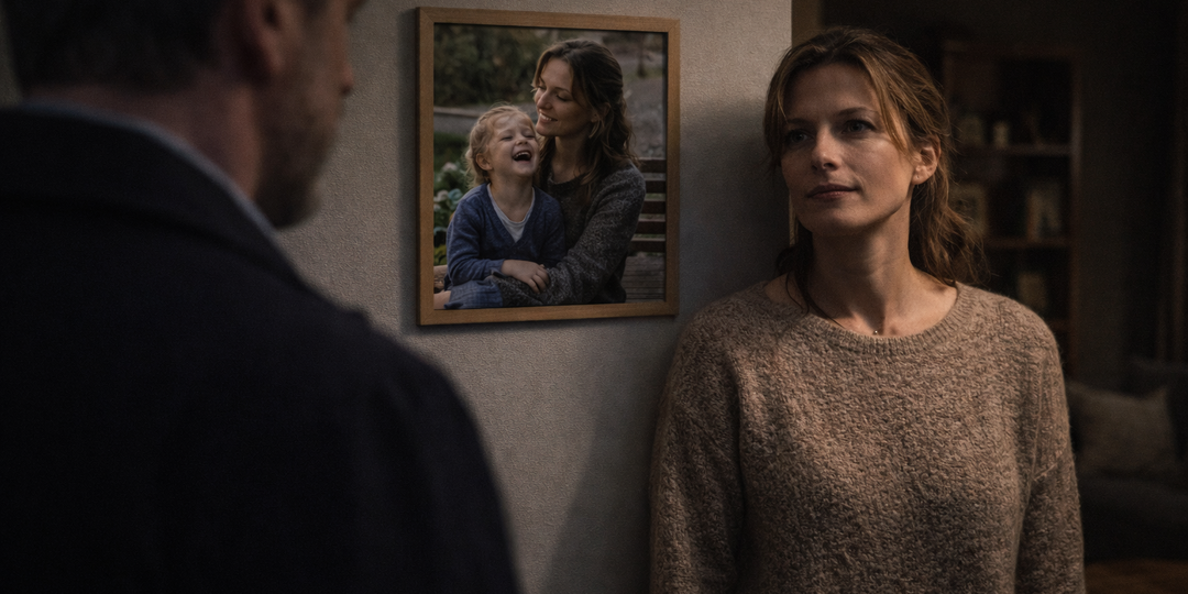 После развода муж вернулся через год и увидел фото на стене…