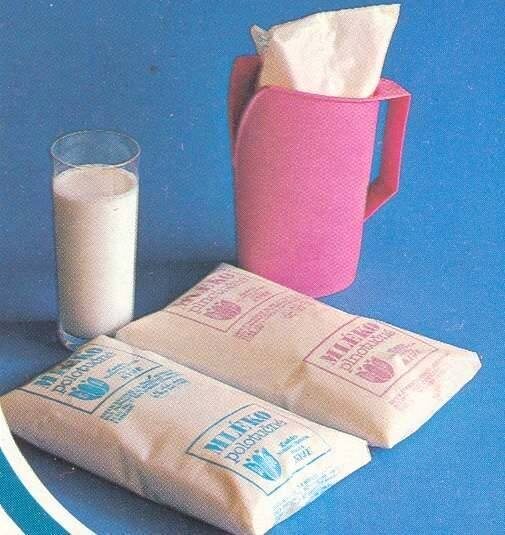 Молоко 1980-х в Чехословакии