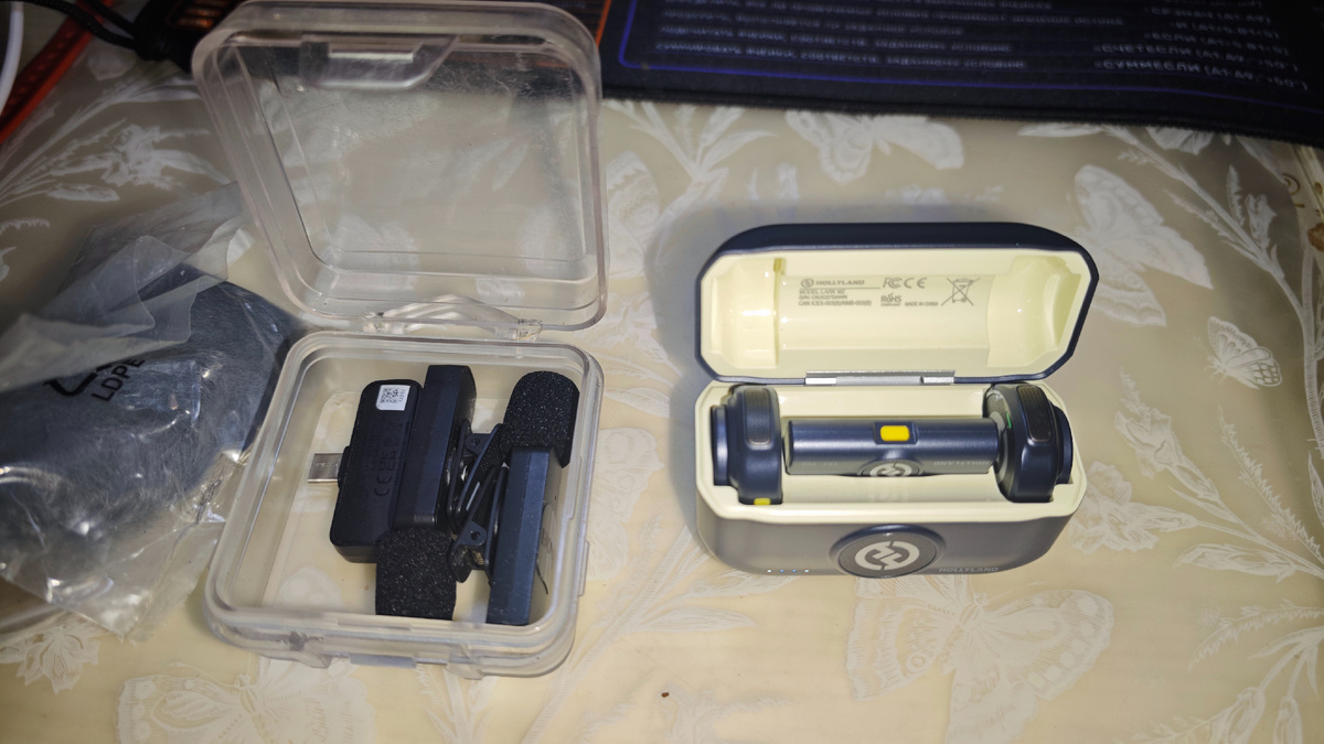 С проверенного Boya (слева) перешёл на новый Hollyland Lark m2 (справа)