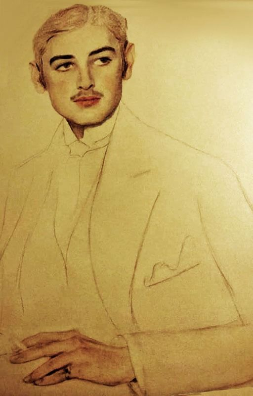 Князь Оболенский Сергей Платонович. Автор С.А. Сорин, 1914 г.