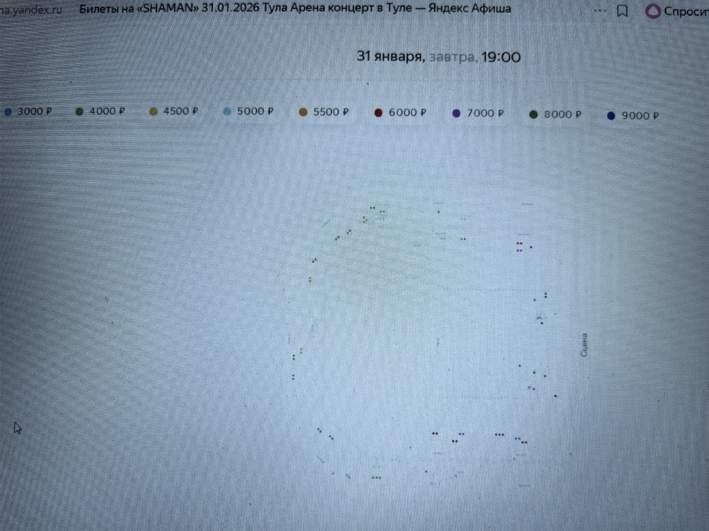Скрин зрительного зала в Туле.