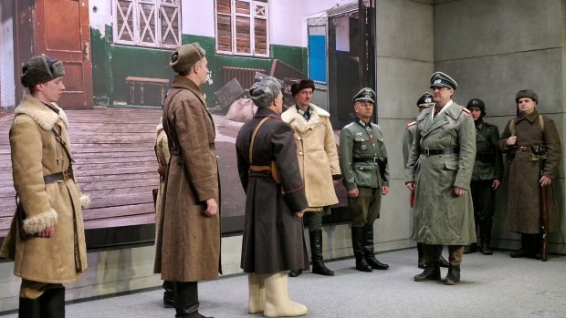 В Волгограде прошла историческая реконструкция пленения фельдмаршала Паулюса