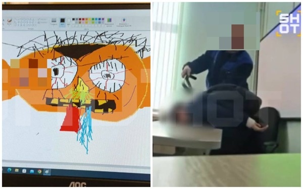    В соседней Башкирии учитель связал школьника и отлупил его ремнем из-за рисунка Чебурашки