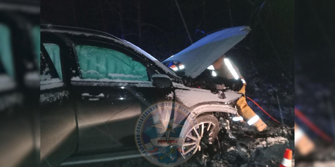 Появилось видео с места смертельной аварии на трассе «Кола»