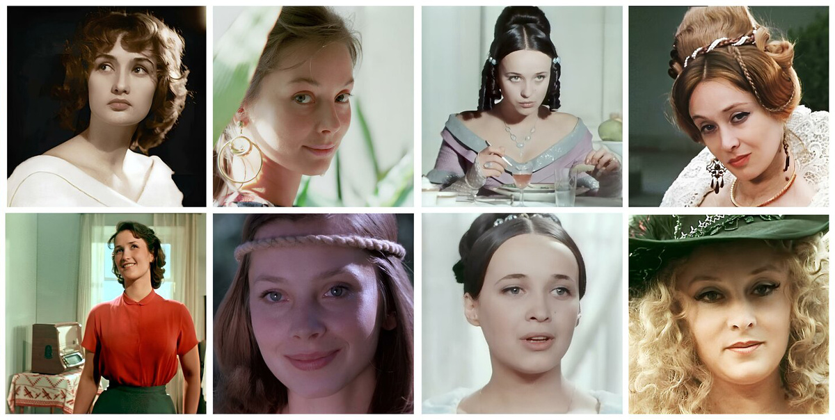 мой фотоколлаж - Помните имена этих актрис? Тест