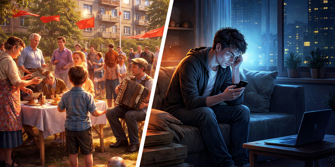 Почему в СССР человек редко чувствовал себя одиноким, даже если жил один