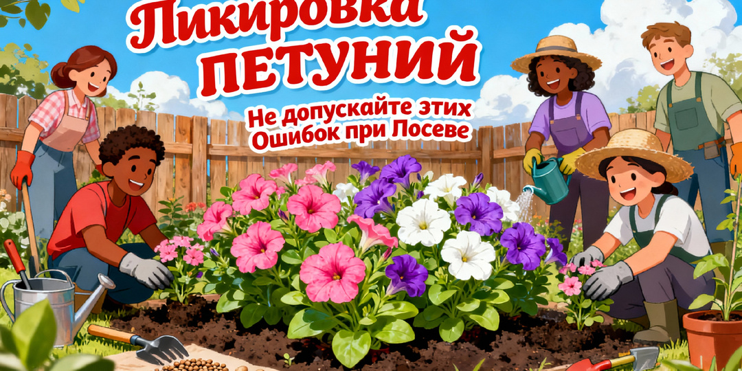 Пикировка ПЕТУНИЙ!! Не допускайте этих Ошибок при Посеве!!