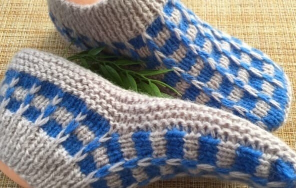 Тапочки-носки с красивым узором: идеальный выбор для уюта и стиля!