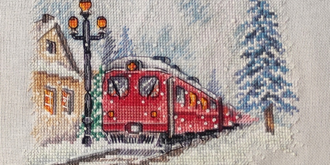 Финиш: слегка изменëнный «Новогодний поезд» Дарьи Мастраковой