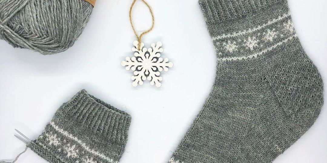 Жаккардовые носочки: уют и стиль в каждой петле!