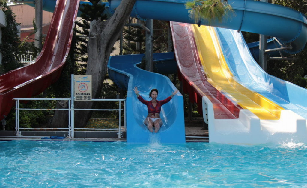 Водные горки в отеле Mirada del Mar