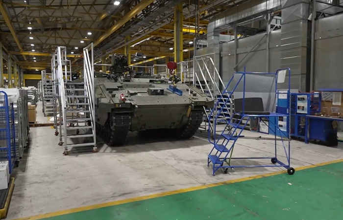 Ajax в сборочном цеху General Dynamics./ Фото: forcesnews.com