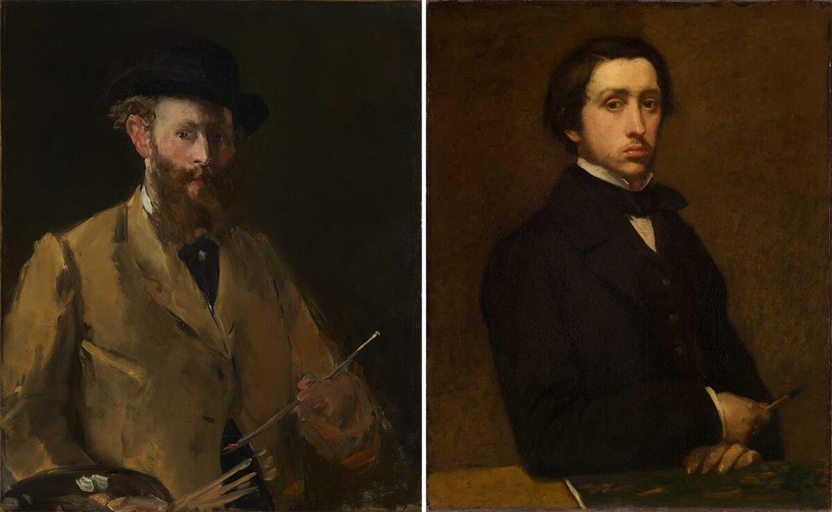 Эдуард Мане и  Эдгар Дега