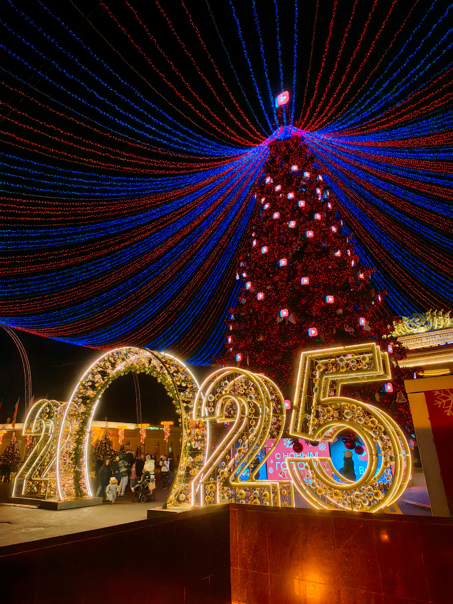 Парк Горького. Новогодняя Москва 2025
